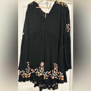 Free People Embroidered Tunic Dress